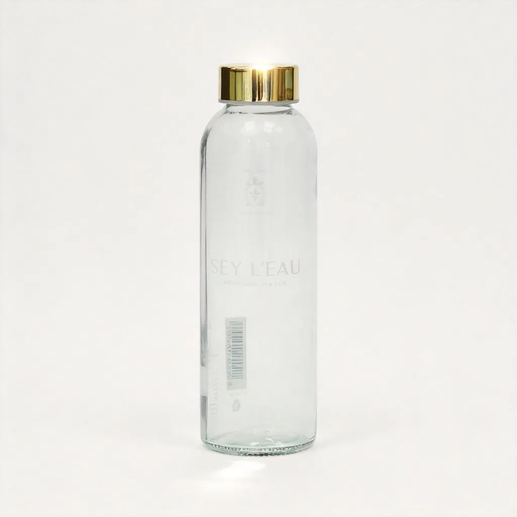 500ml Juice Beverages Glass Water Bottle with Bamboo/Stainless Steel Lid &amp; Sleeve 750ml 1L 300ml 14oz