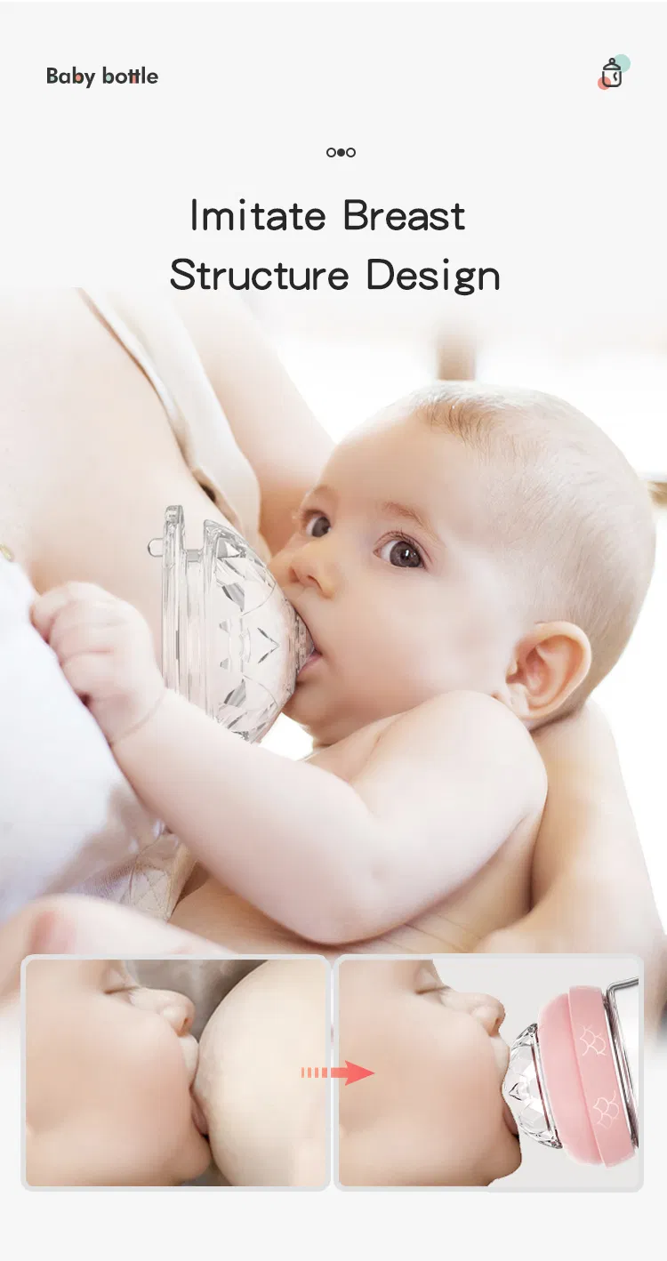 Glass Baby Milk Bottle Detail 2