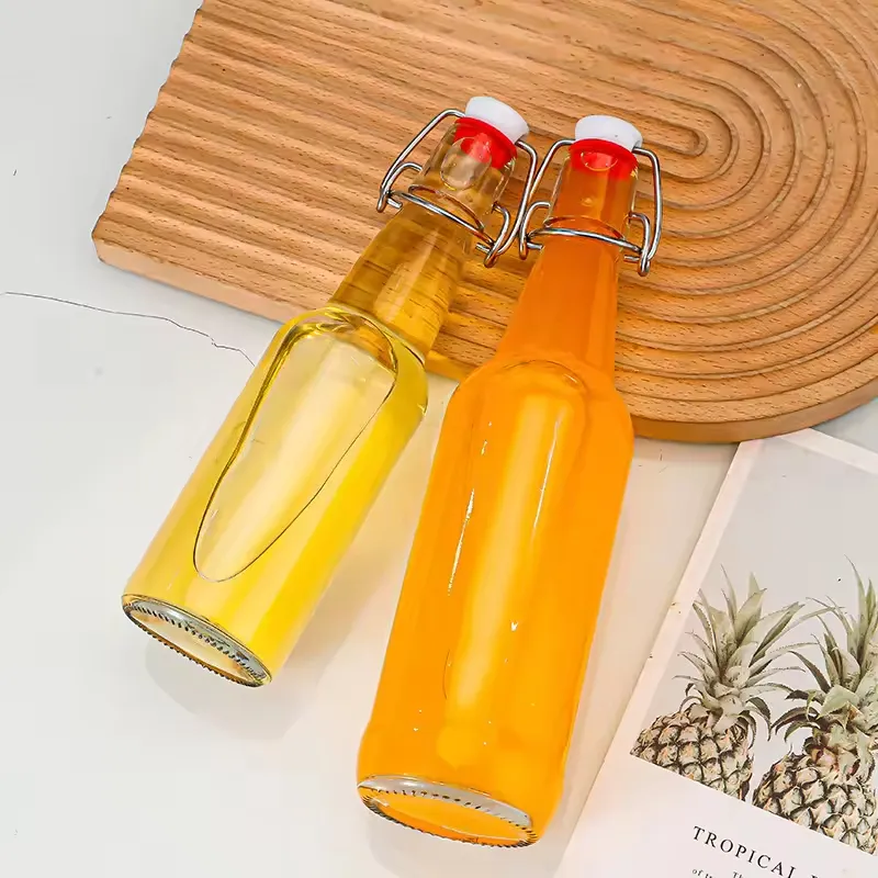 Glass Juice Bottle 3