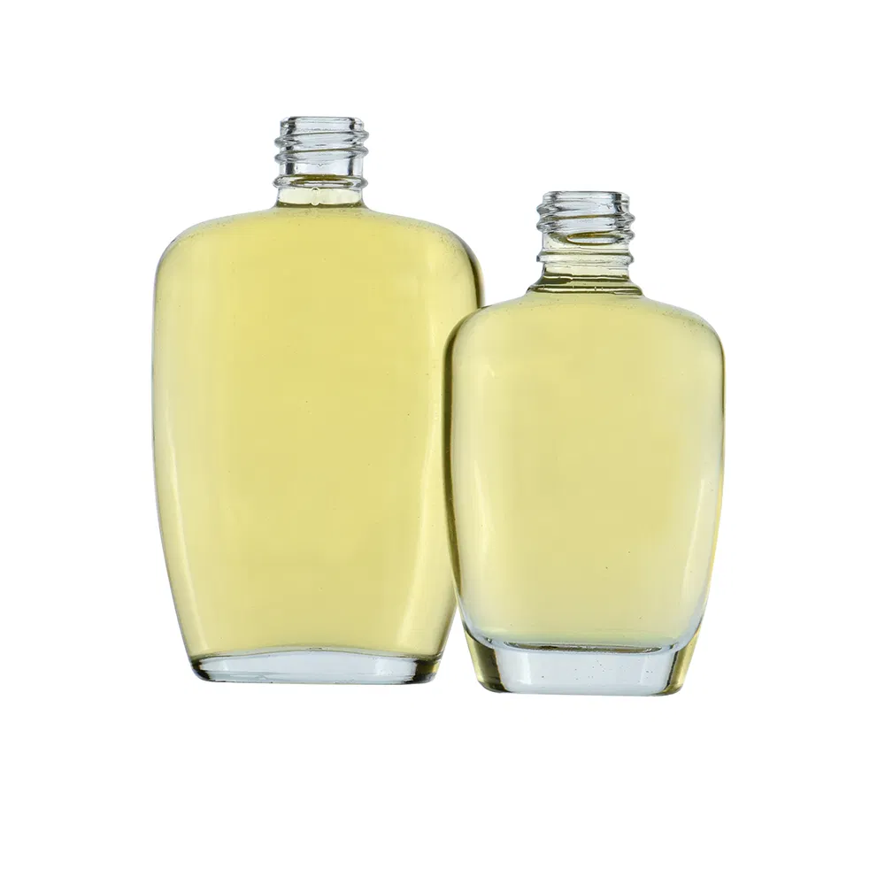 Beauty Care Square Glass Perfume Bottle with Aluminum Spray Pump