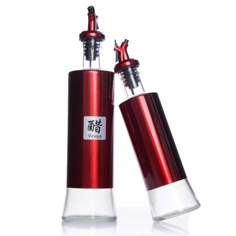 Hot Selling Glass Bottle Oil Soy Sauce Vinegar with Lid