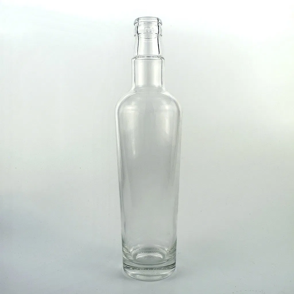 750ml Custom Logo Embossed Glass Bottle for Tequila, Gin, Brandy, Rum, Whiskey, and Vodka - Premium Liquor and Spirits Packaging