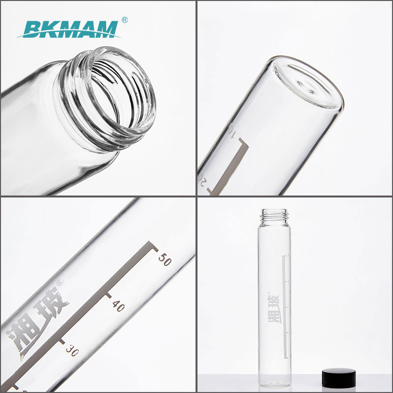 Transparent Anber Liquid Solid Vial Experimental Consumable Glass Reagent Bottles