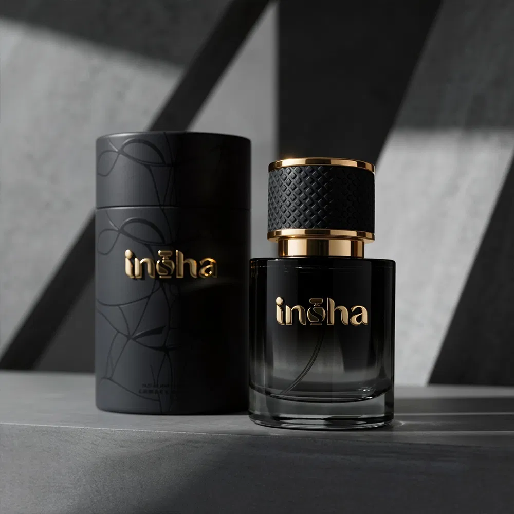 Hot Sale Luxury Perfume Bottle Empty Round Black Perfume Bottle 30ml 50ml 100ml Glass Perfume Bottles with Spray Pump and Box