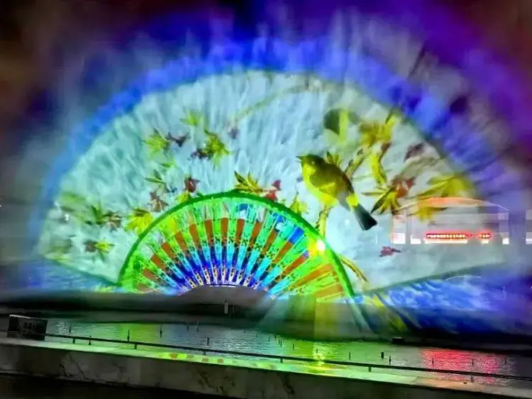 Guangdong Sihui City Hall Square music fountain show