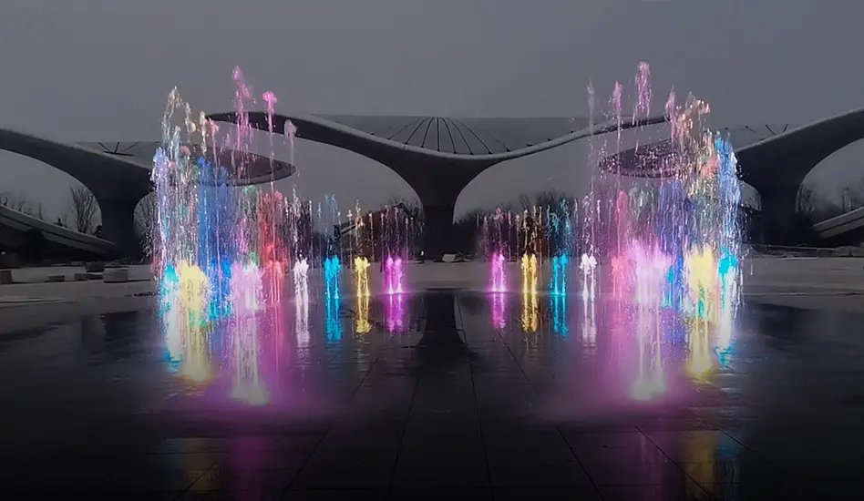Chengdu International Horticultural Expo Dry Deck Fountain