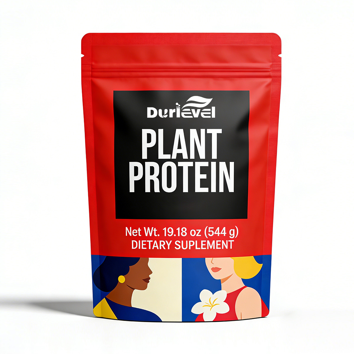 Custom Plant Protein Powder With Brown Rice Protein Hemp Protein Full Custom Packaging Non-GMO USDA Certified One Stop Service