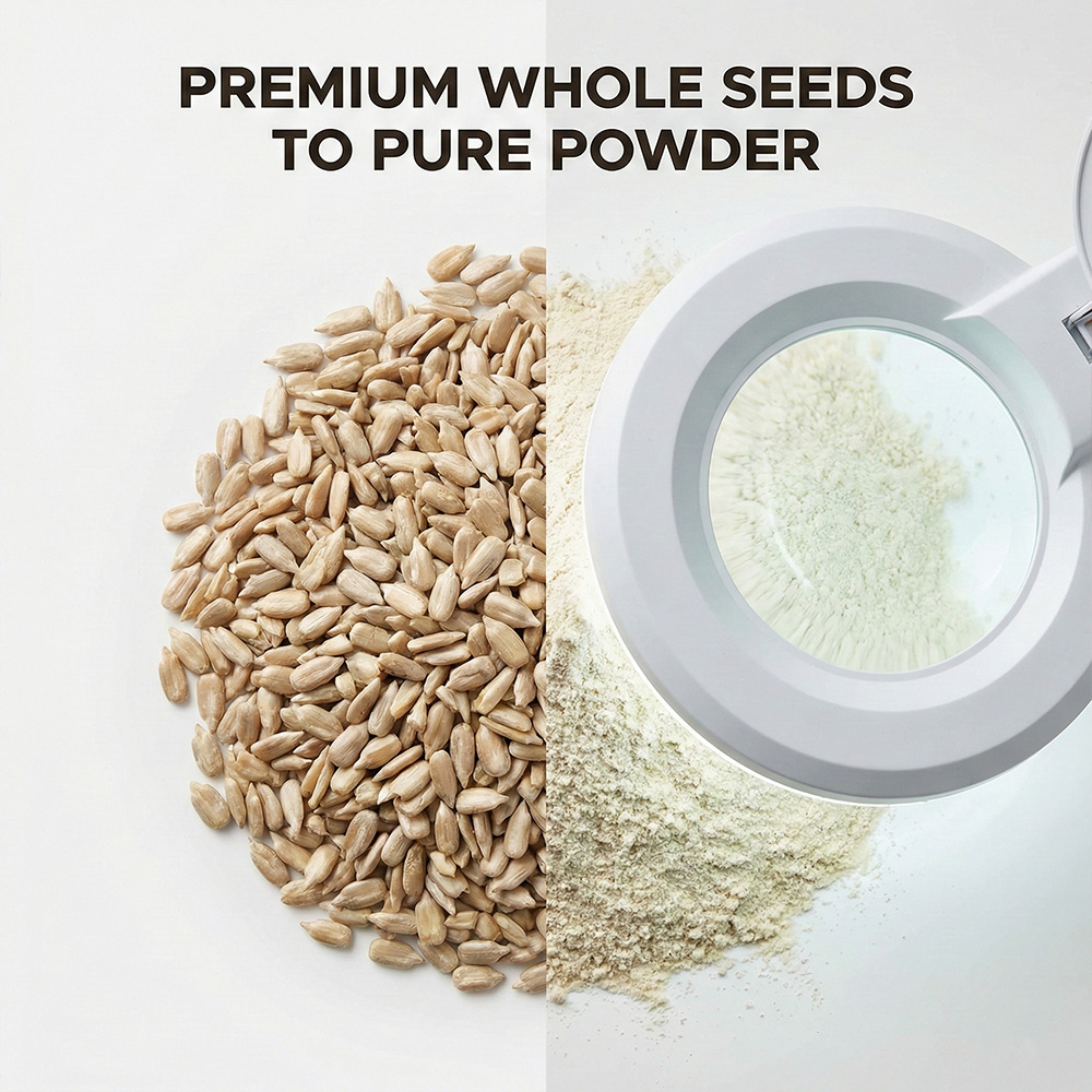 High Purity Natural Sunflower Seed Protein Powder Herbal Extract 50%-90% Extract Health Food Grade Solvent Extraction