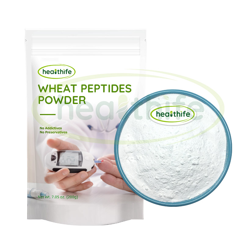 Healthife Factory Supply Food Grade Wheat Peptide 80% Hydrolyzed Wheat Protein Powder