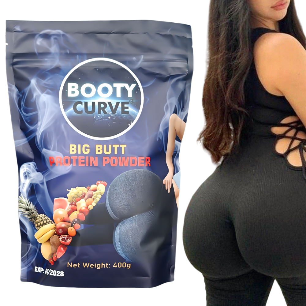 OEM/ODM Natural Herbal Maca Protein Powder For Butt Enlargement Wholesale Beauty Product For Big For Booty Curve