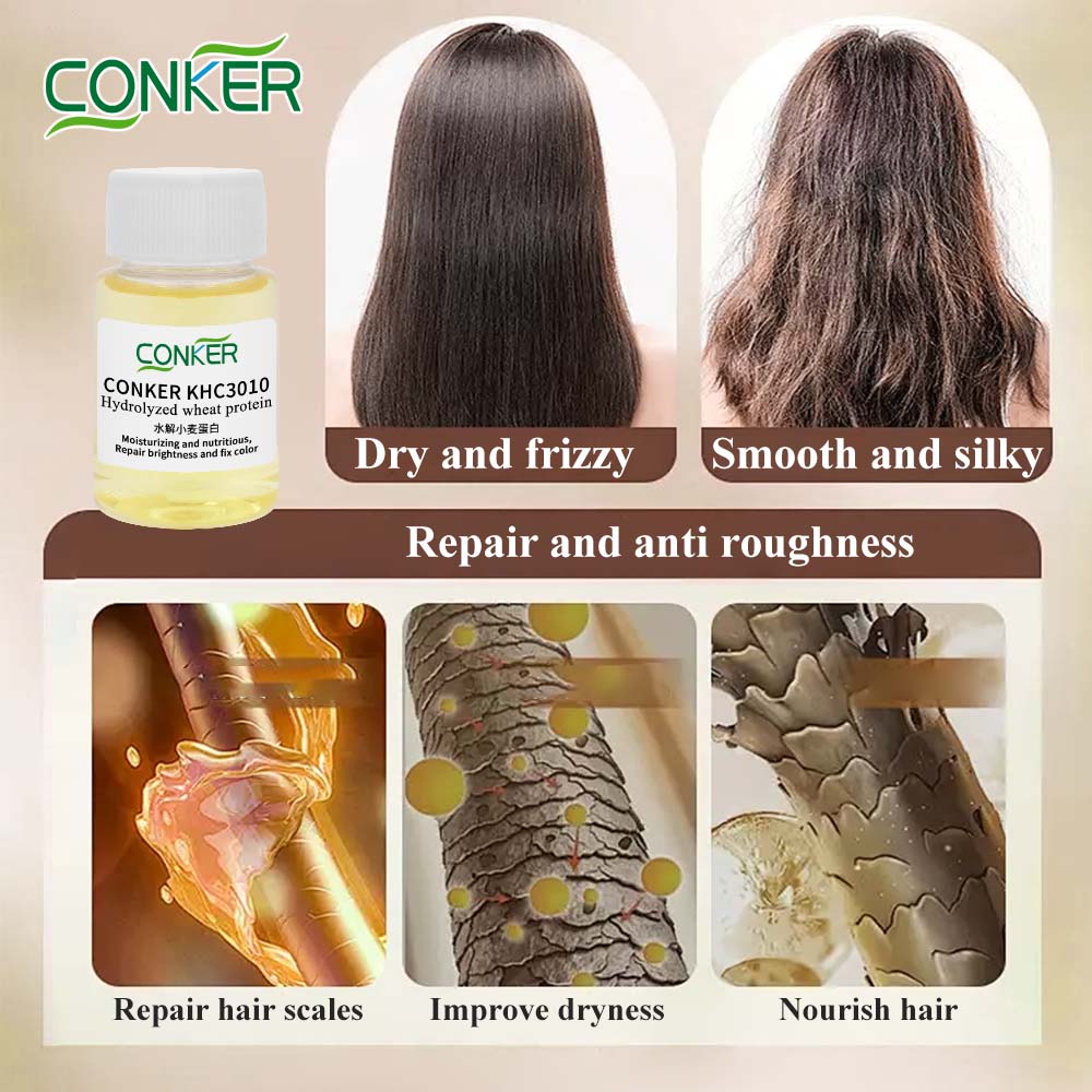 Hydrolyzed Wheat Protein Application on Hair Repair