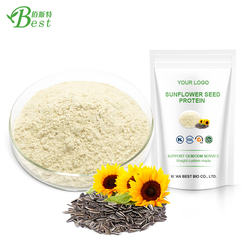 Sunflower seed protein process