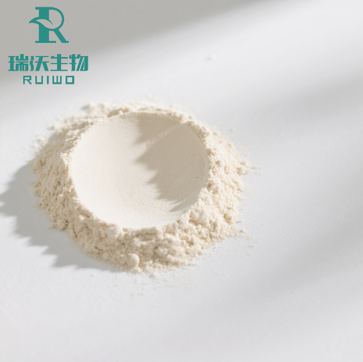 Pure Natural Food Grade Potato Protein Isolate 90% Water Soluble Powder in Glass Container