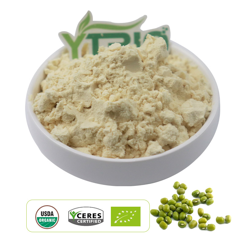 High Purity Mung Bean Protein 80% Plant-Based Raw Material Easy Digestion Low Allergen Sports Nutrition Factory Direct