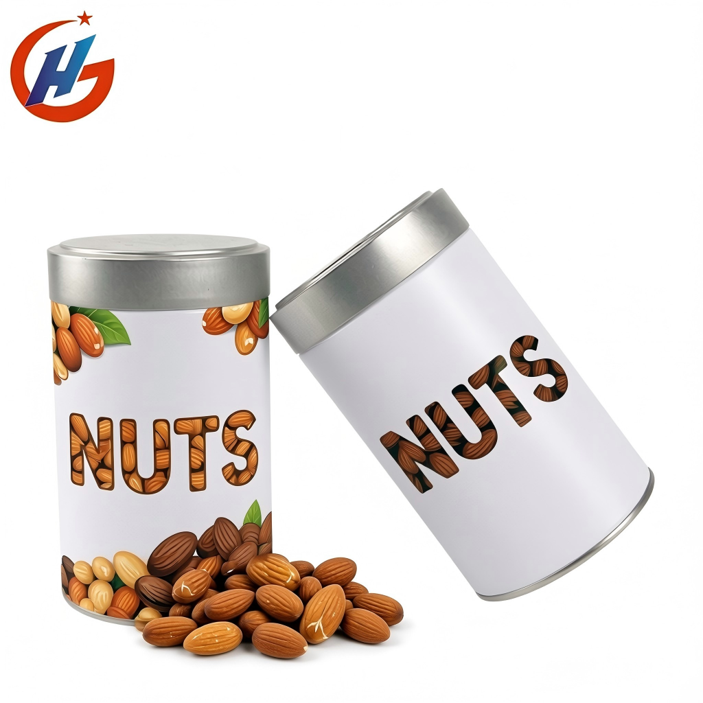 Round Nuts Tin Design 4