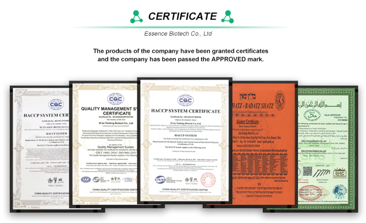 Certificates