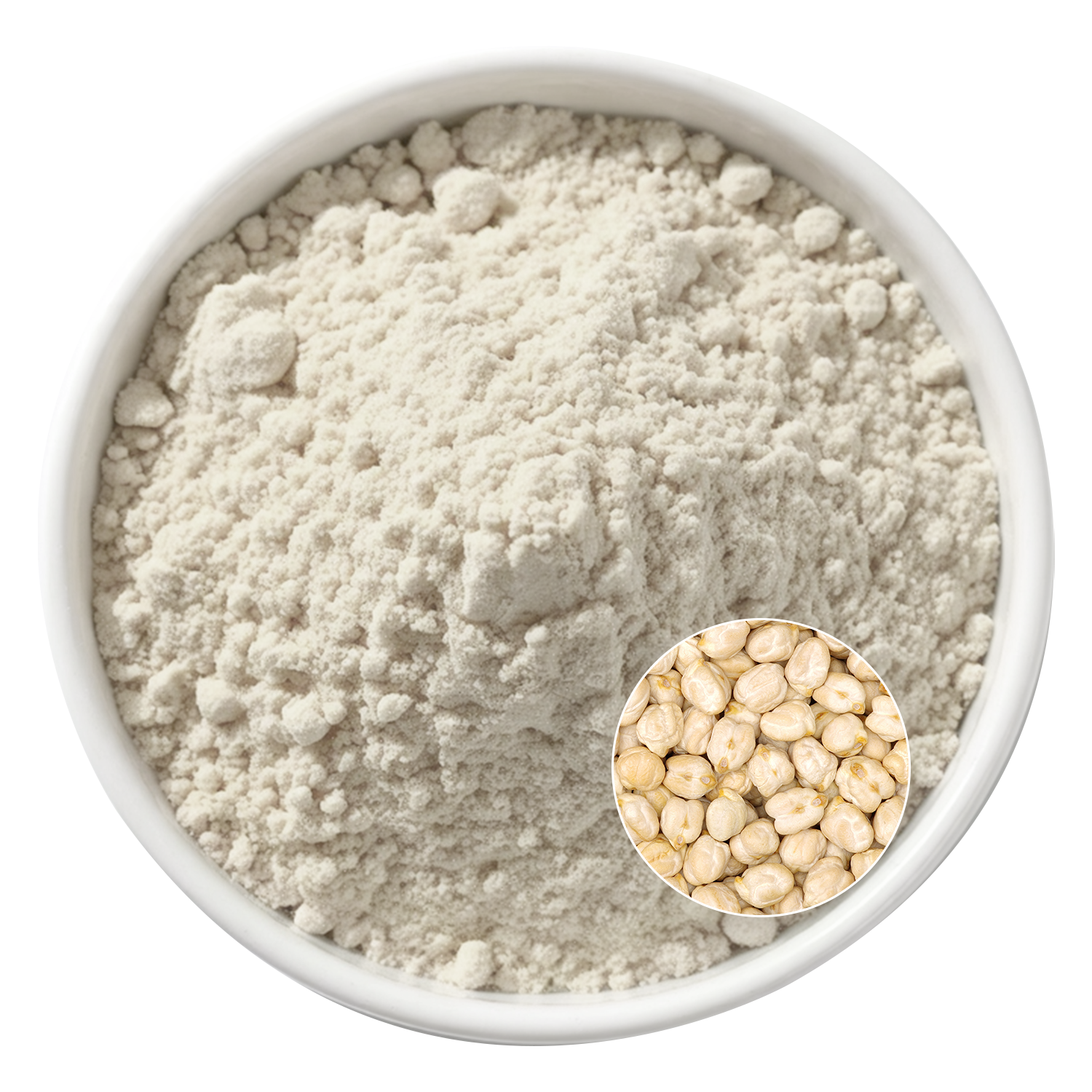 Chickpea Protein Isolate | Cold-Processed From Organic Garbanzo Beans | 80%+ Protein Content