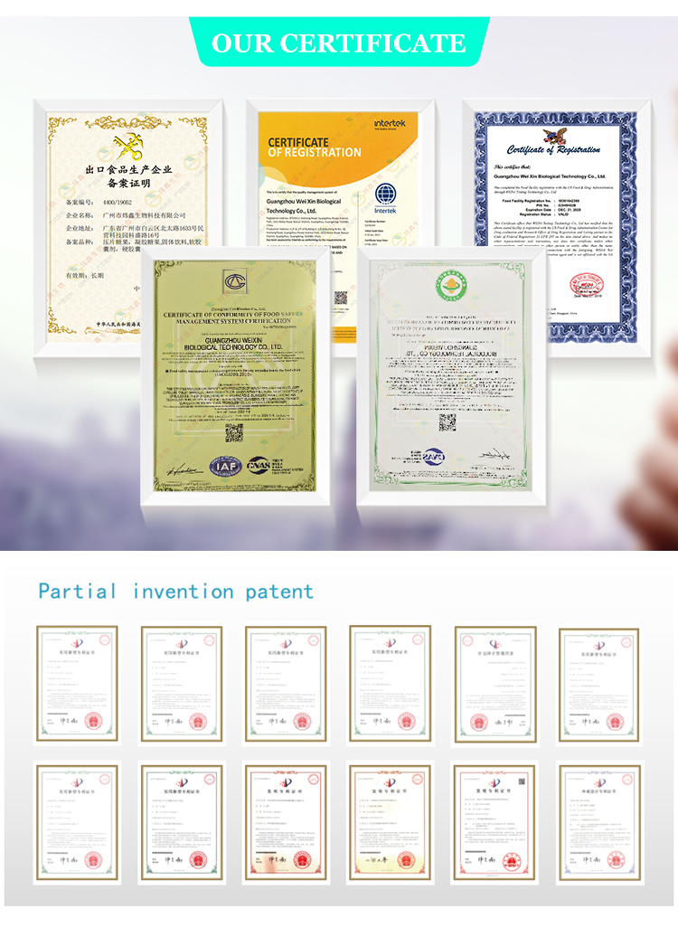 Our Certificate