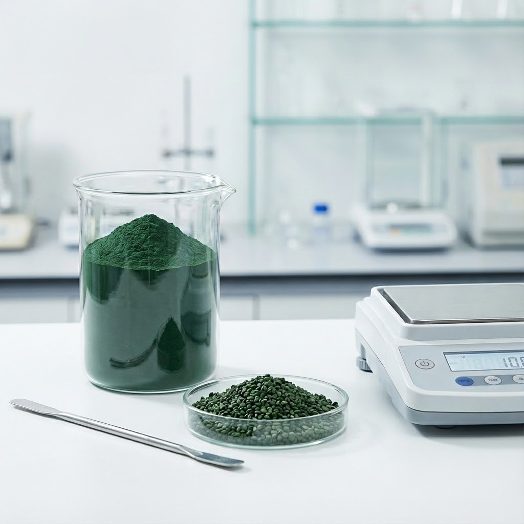 Organic Spirulina Powder Superfood Wholesale Blue Green Algae Protein Rich Vegan Nutritional Supplement Bulk Supply