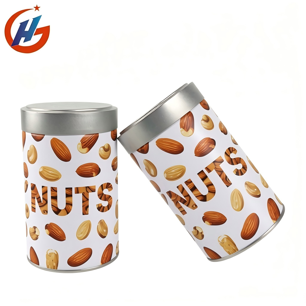 Round Nuts Tin Design 3