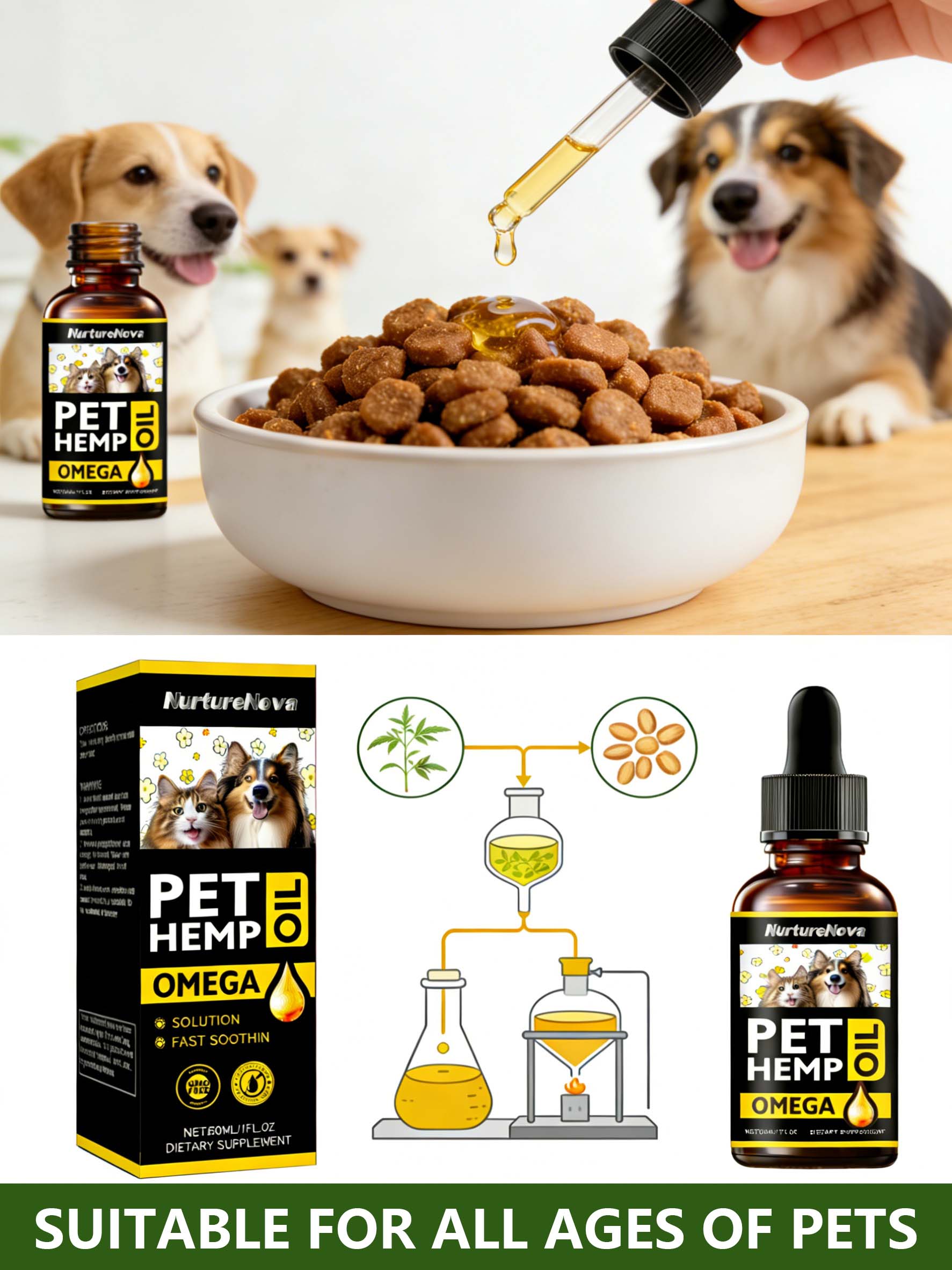Pet Hemp Oil Drop Detail 4