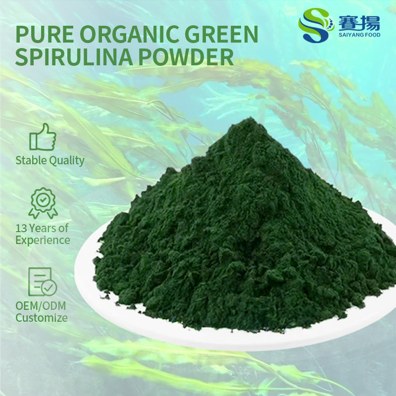 High Quality Wholesale Organic Spirulina Powder Superfood Protein Alga Spirulina Powder 1kg for Dietary Supplements