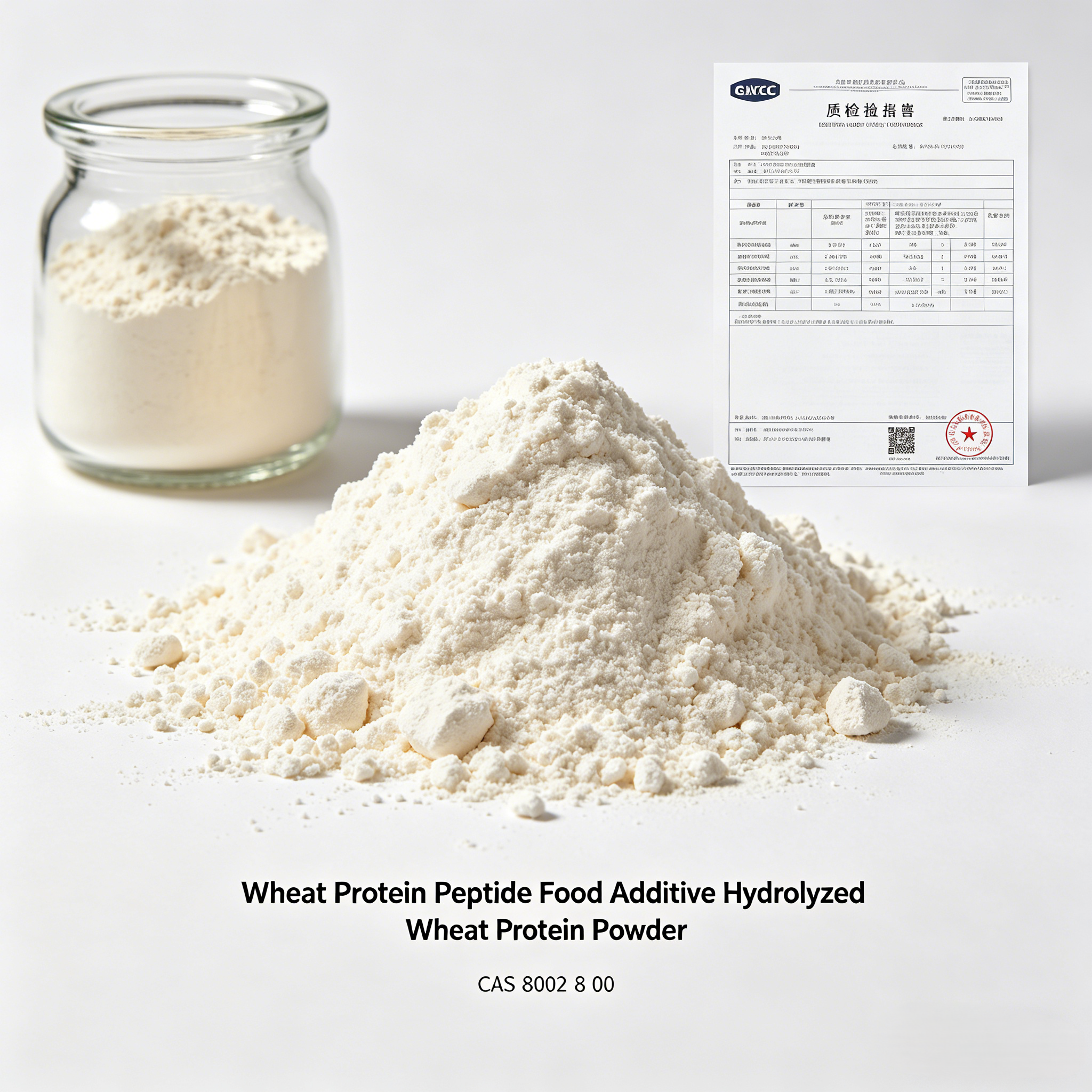 Wheat Protein Peptide Food Additive Hydrolyzed Wheat Protein Powder