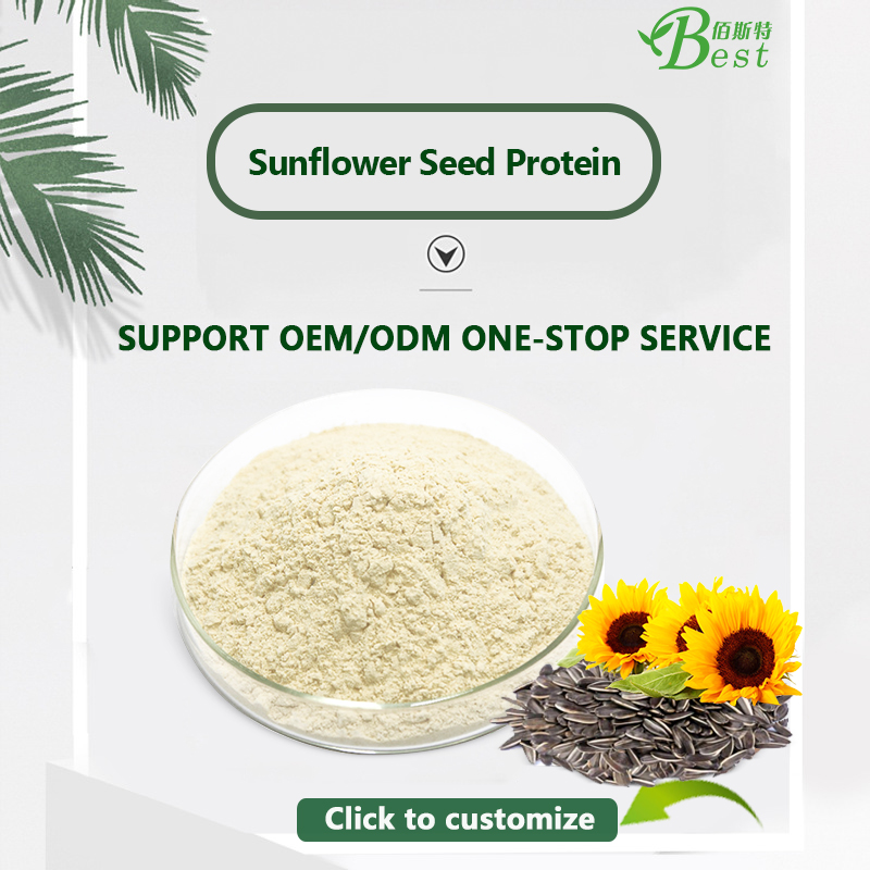 Sunflower seed protein powder