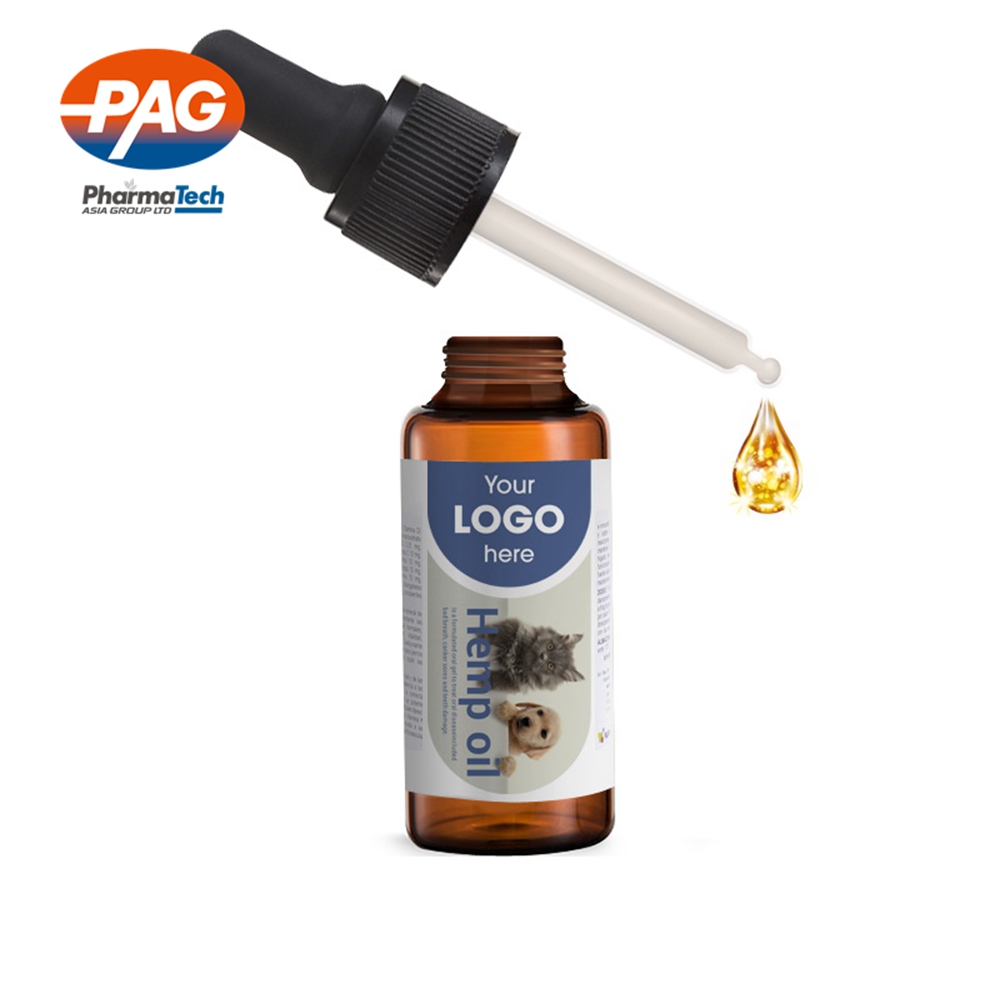 Pet Supplement Pure Hemp Essential Oil Drops Private Label For Sale