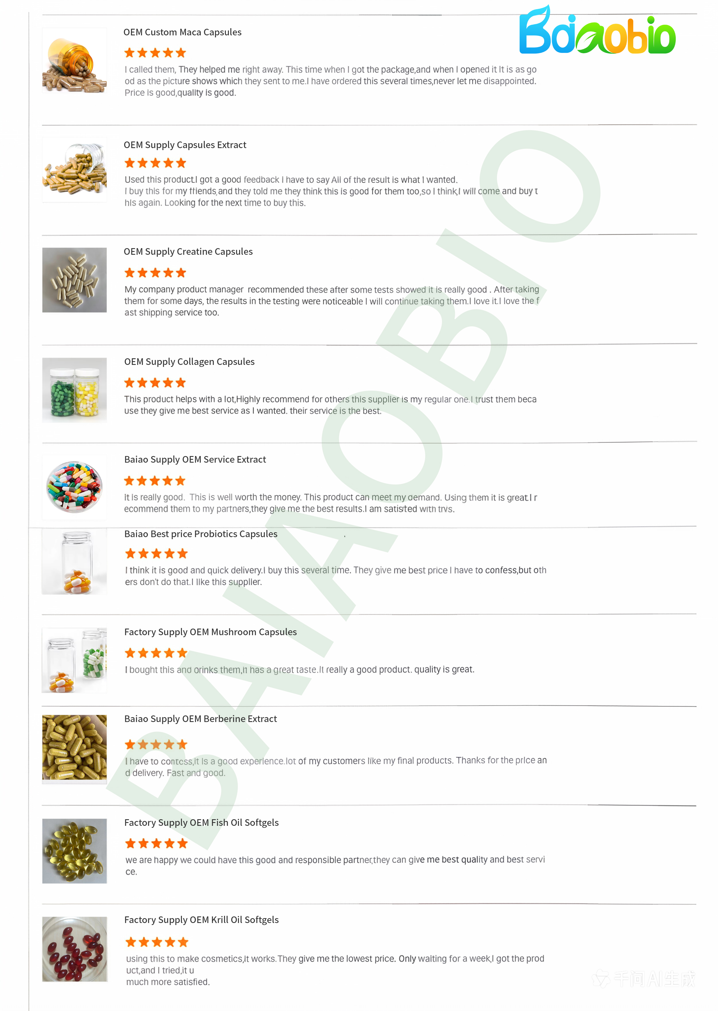 Potato Protein Powder Certification