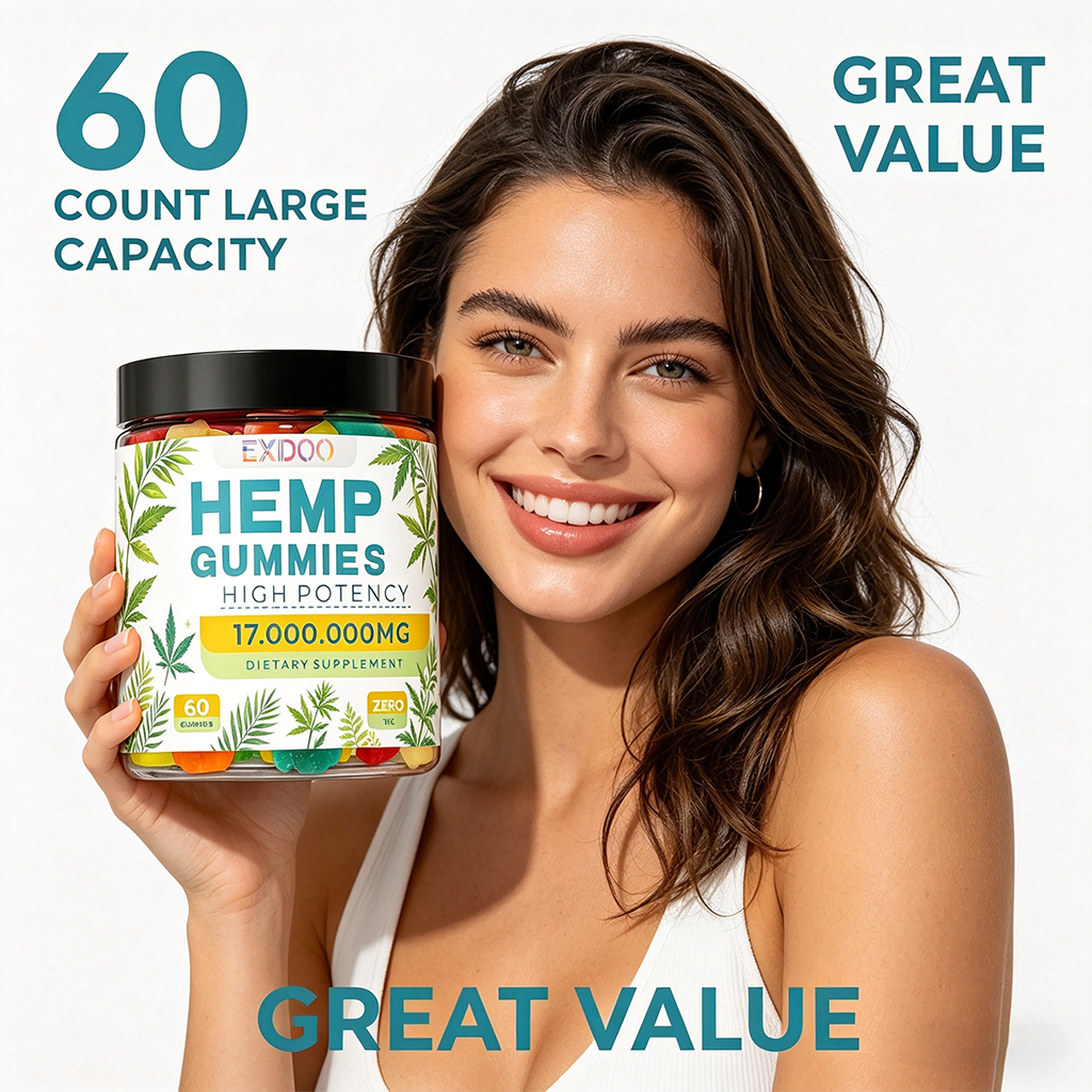 Private Label Organic Extract Extra High Potency Vegan Edible Bear Candy Relaxation Hemp Oil Hemp Gummies