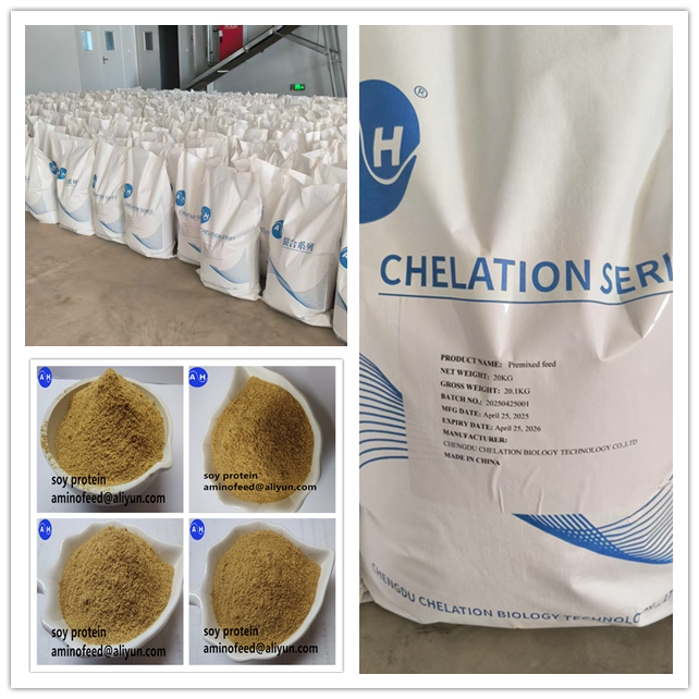 Fermentation Process Soy Protein Hydrolysate Powder with 50% Crude Protein in Animal Feed Applications