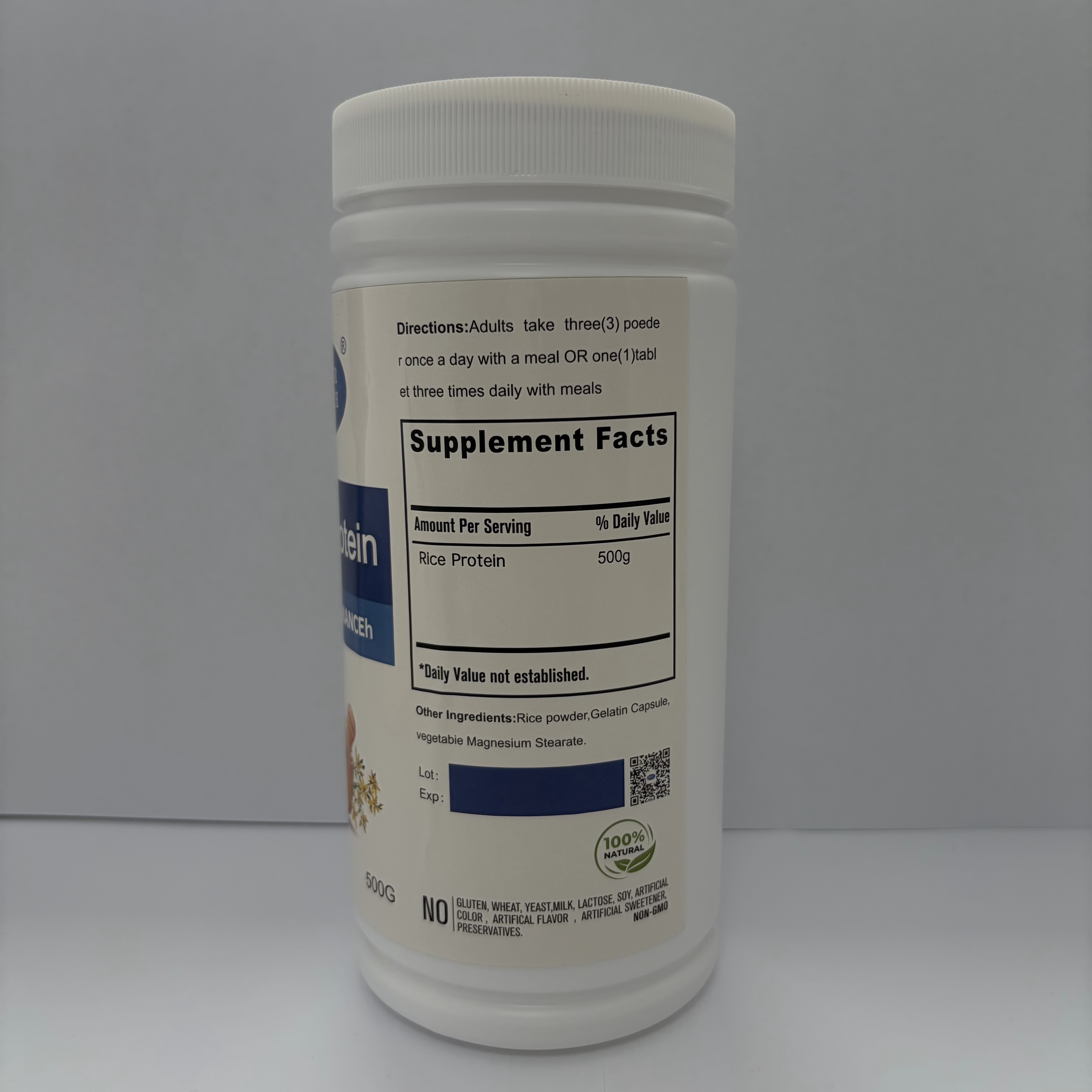 Rice Protein Mixed with Nutritional Ingredients for Healthcare Supplement OEM ODM Service Available