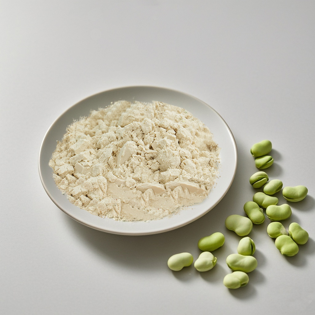 Organic Fava Bean Flour Protein 90% High and Stable Foaming Ability Vegan Protein High WRC&amp;OAC Broad Bean Protein Powder