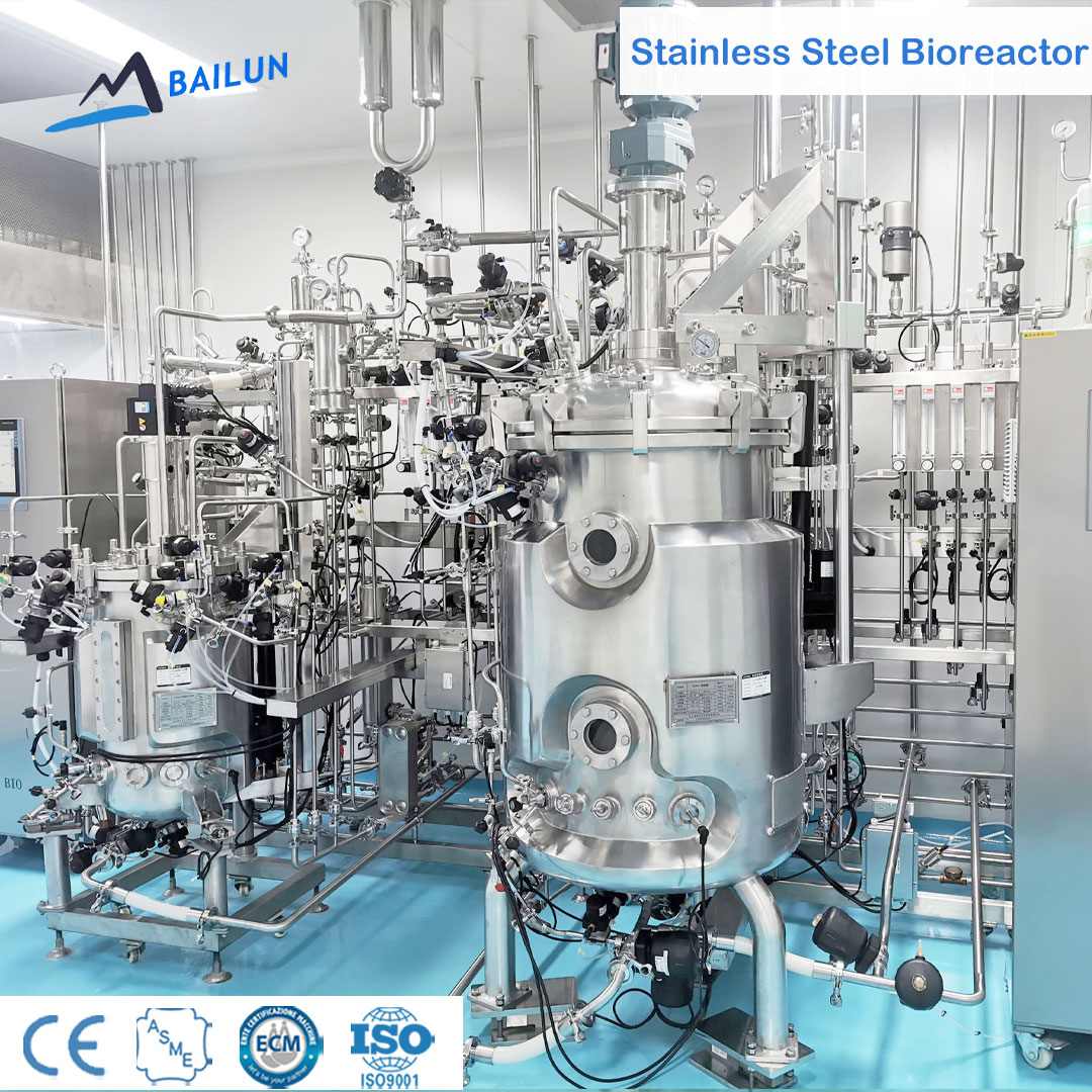 Bioreactor Cell Culture With A 35000l Capacity Single Cell Protein Fermentation Plant Fermentor Reactor 200l SS Fermenter
