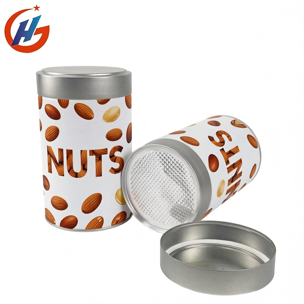Round Nuts Tin Design 2