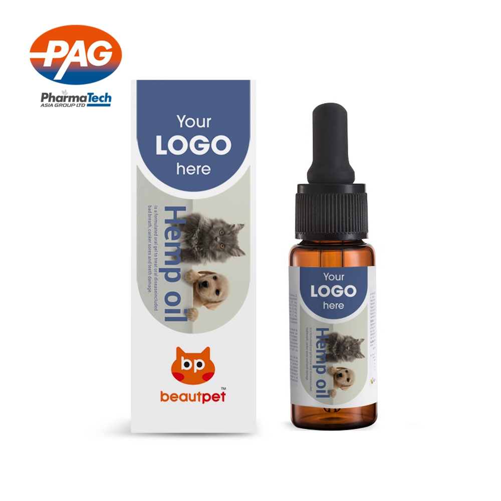 Pet Supplement Pure Hemp Essential Oil Drops Private Label For Sale