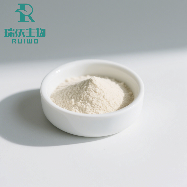 Pure Natural Food Grade Potato Protein Isolate 90% Water Soluble Powder in Glass Container