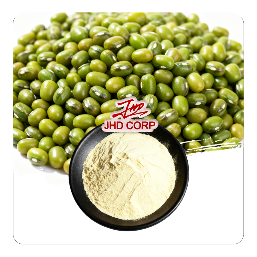 KOSHER/HALAL Certified Food Grade Herbal Extract Mung Bean Protein Powder Non-GMO Conventional Plant-Based Free Sample Drum