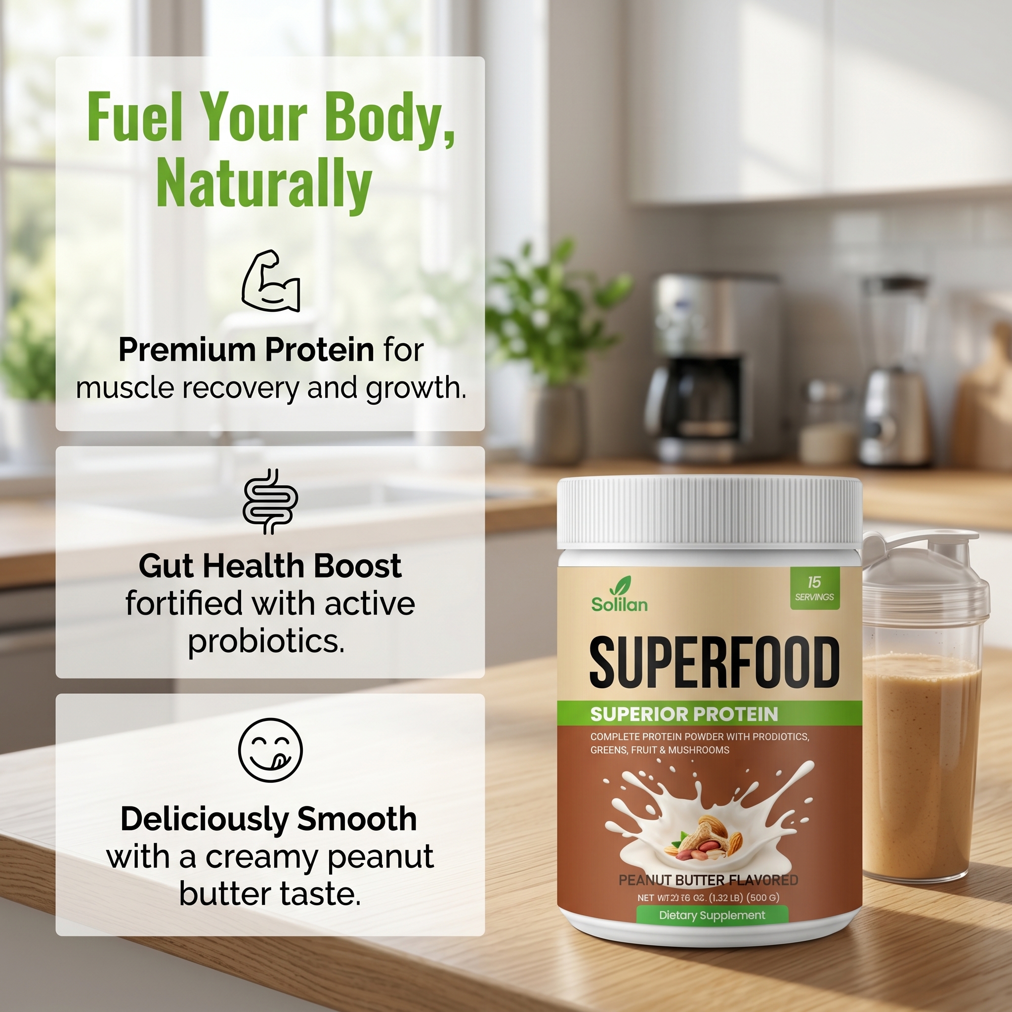 OEM ODM High Quality Vegan Plant Based Protein Powder Supplement Meal Replacement Protein Powder
