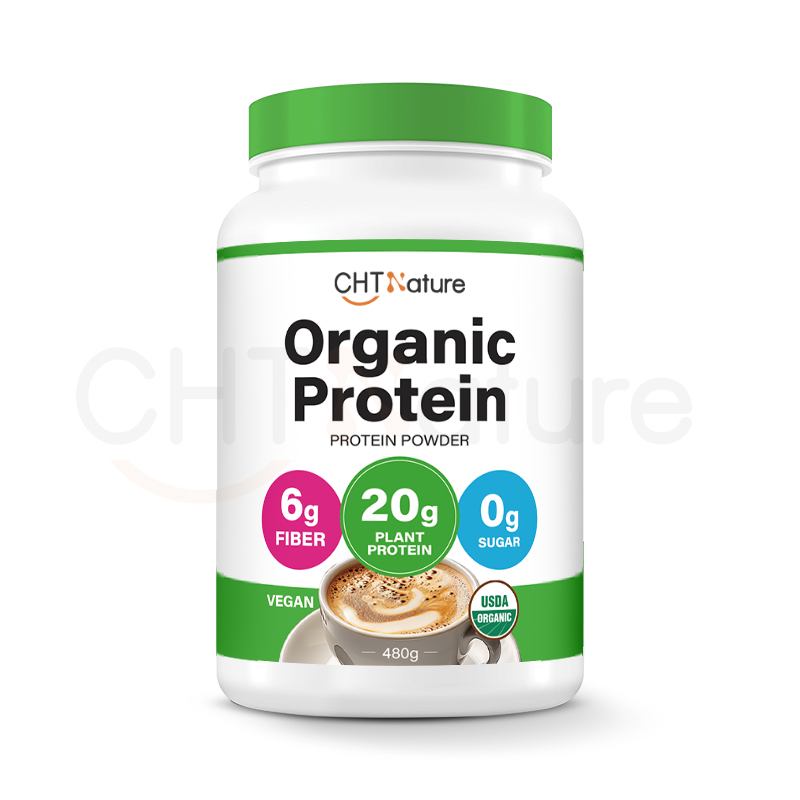 CHTNature Private Label Plant Brown Rice Pea Chia Seed Mung Bean Organic Vegan Protein Powder