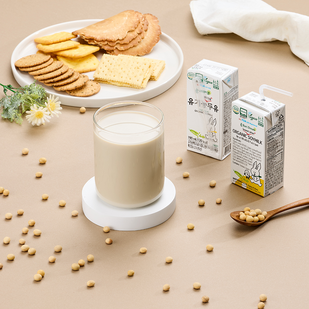 [InnoFood Korea] BariDream Pure Organic Soymilk Lactose Free Plant Based Protein Drink Halal Vegan Healthy Liquid