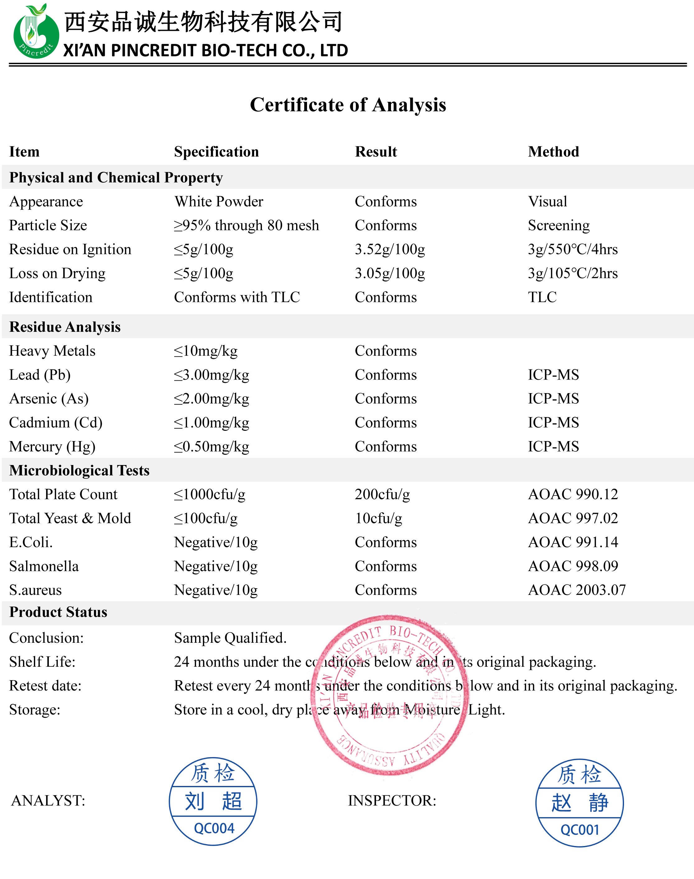 High Quality Oatmeal Beta-Glucan Oat Protein Powder Specs