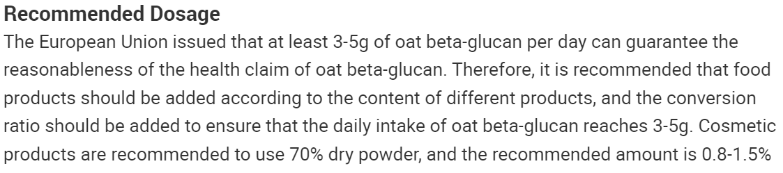 Oat Beta Glucan Details 2