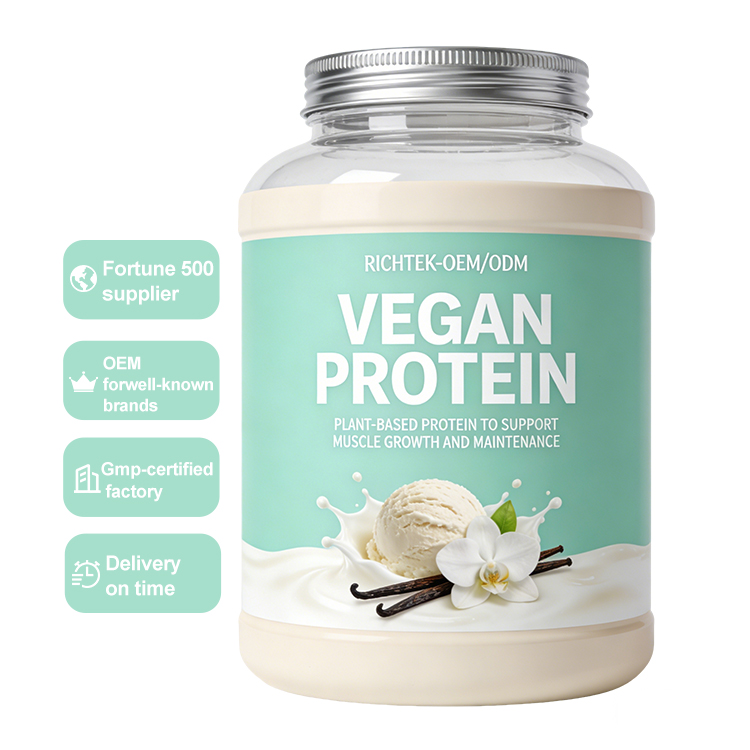 Custom Sports Nutrition Clear Protein Vegan Meal Replacement Shake Rice &amp; Pea Protein Low Carb Protein Powder