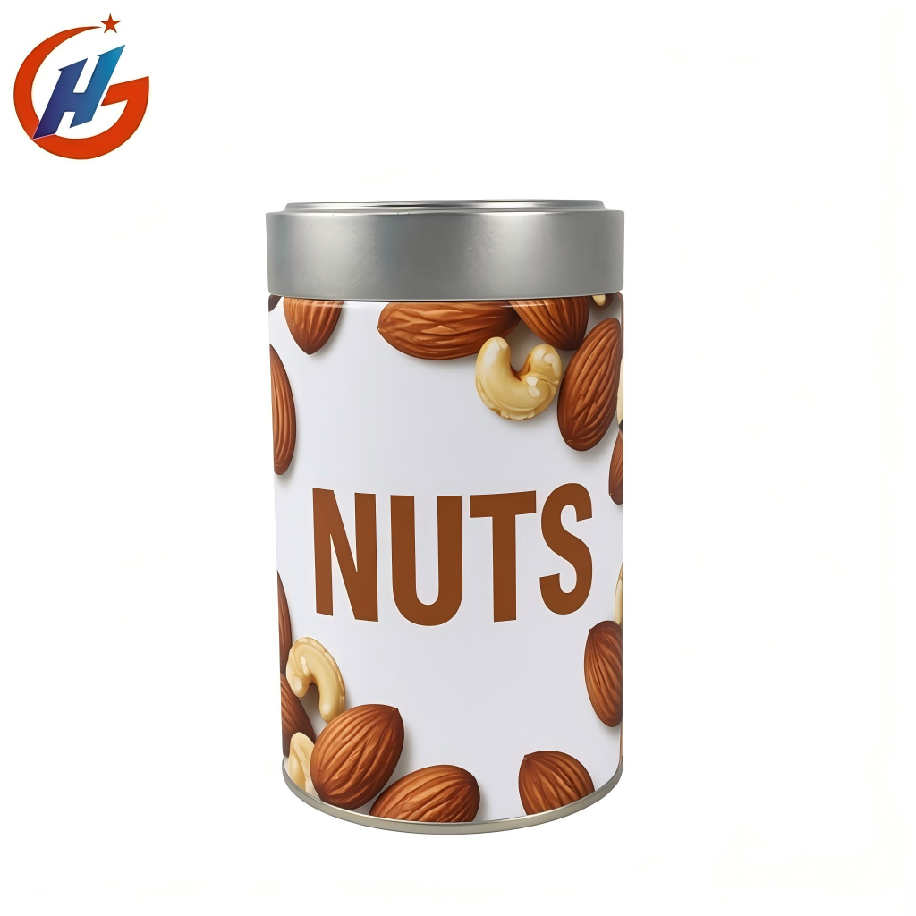 Round Nuts Tin Design 1