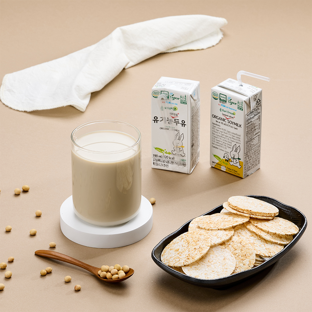[InnoFood Korea] BariDream Pure Organic Soymilk Lactose Free Plant Based Protein Drink Halal Vegan Healthy Liquid