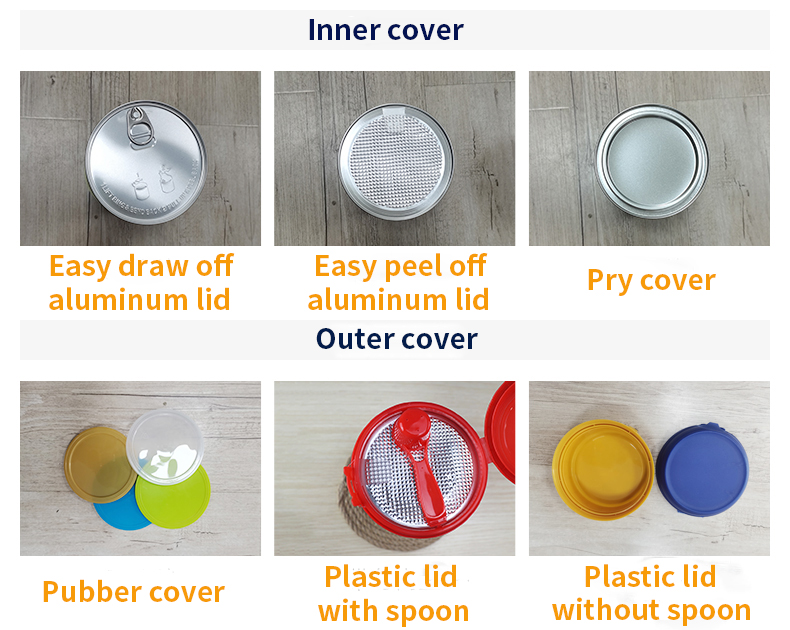 Food-Grade Round Metal Cans