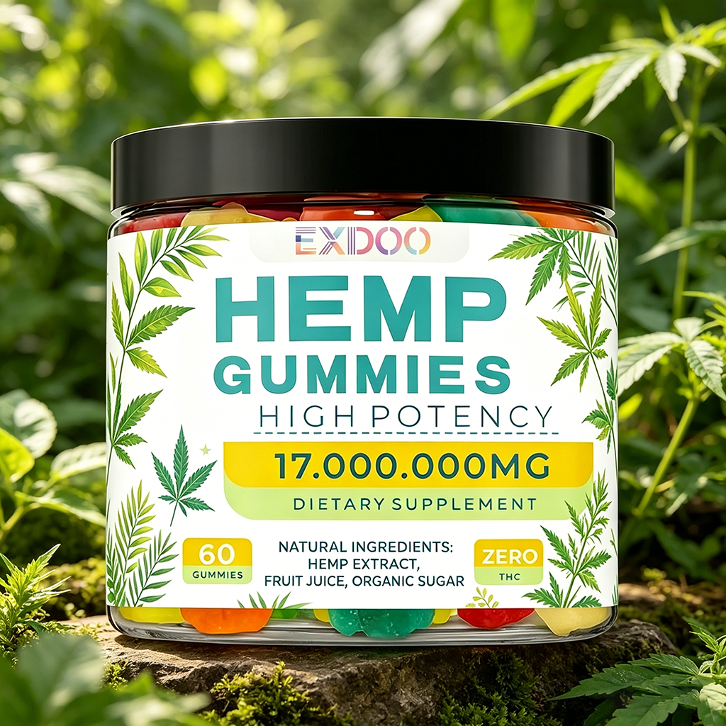 Private Label Organic Extract Extra High Potency Vegan Edible Bear Candy Relaxation Hemp Oil Hemp Gummies