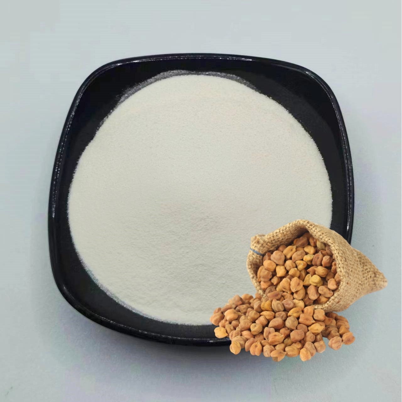 80% Chickpea Protein Powder Factory Direct Food Grade Water Extracted Vacuum Packed Drum Packaging 2 Year Shelf Life